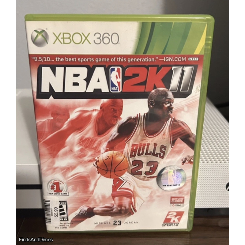 NBA 2K11 (Microsoft Xbox 360, 2010) CIB & Working