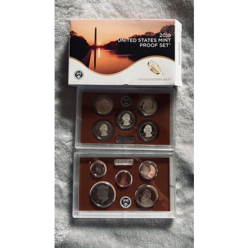 2019 US Mint Proof Set 10 Coins in OGP w/COA