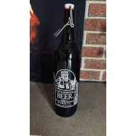 Cottonwood Brown Beer Swing Top Bottle Growler, 1 Quart (32 fl oz)