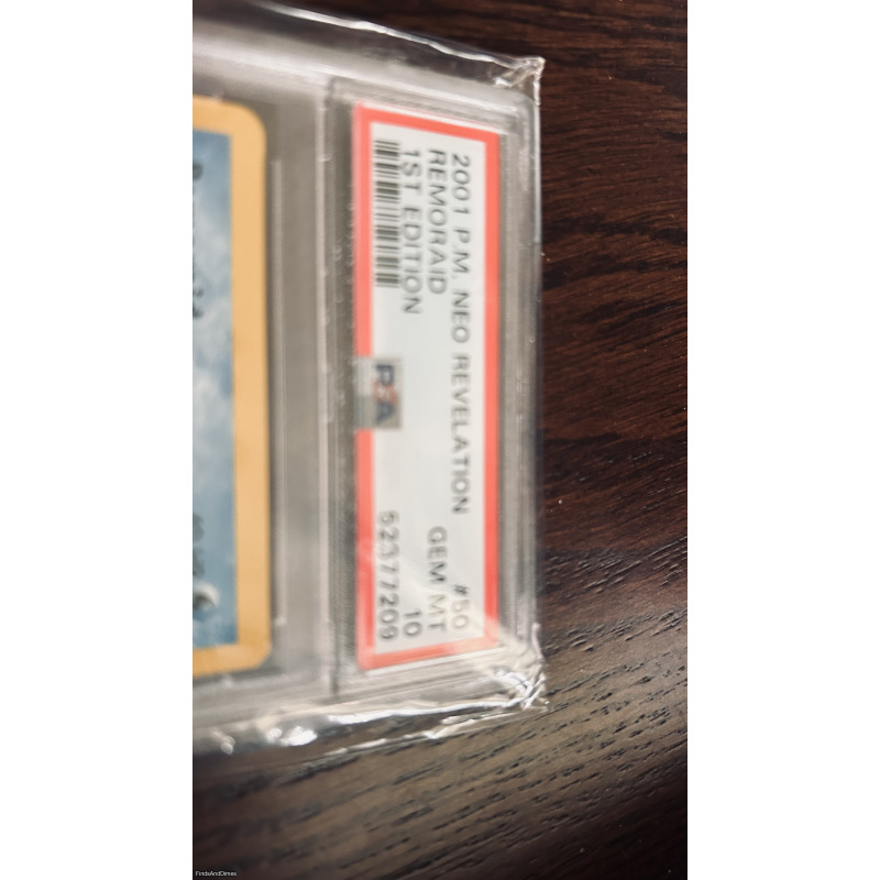 Pokemon Neo Revelation 1st Edition Remoraid 50/64 PSA 10 GEM MINT