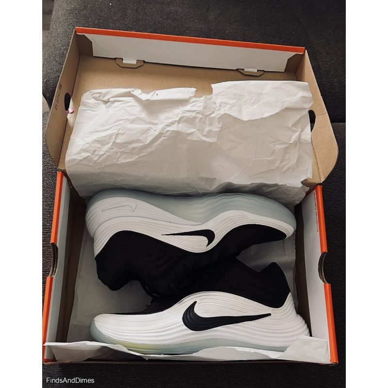 Nike Precision 8 MID Men's Basketball Shoes (Black/White/Ice Blue/Black)