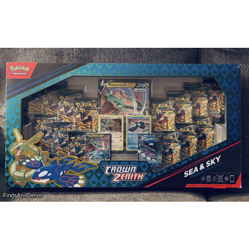 Pokémon TCG: Crown Zenith Sea and Sky Premium Collection Box - Factory Sealed